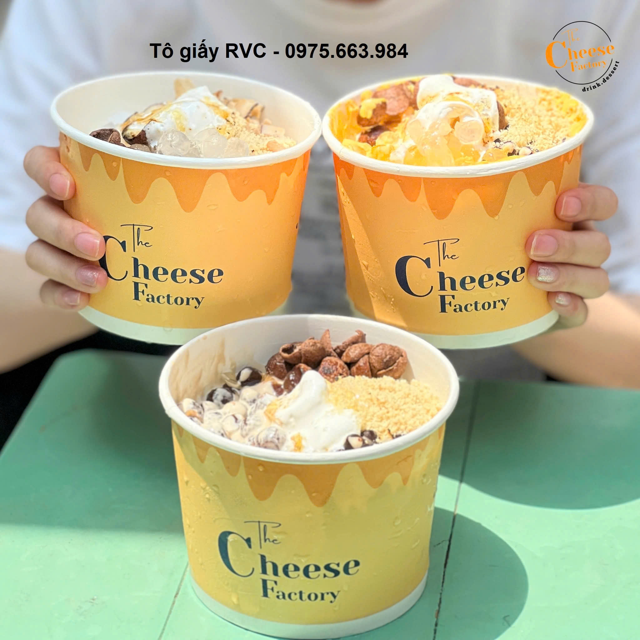 tô giấy đựng kem