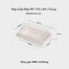 hộp giấy trắng nắp pet 155.85