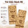 túi giấy bánh mì in